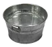 American Metalcraft MTUB63 27-Oz Galvanized Tin Tub, 6-1/8" Dia x 3" H, Side Handles, Hand Wash Only 1 image