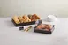 American Metalcraft MW1210 Wooden Serving & Display Crate, Square Half-Size Espresso, 12" L x 12" W x 6" H, Solid Wood 2 image