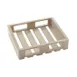 American Metalcraft MWHS2 Sun‑Bleached Wooden Crate, Rectangular 11‑5/8" L, Natural, Serving & Display Storage 1 image