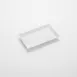 American Metalcraft MWMEL12 Plastic Platter, 12" L x 7" W x 1.5" H, Melamine, White Marble Naturals Collection 1 image