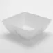 American Metalcraft MWMSQ11 Melamine Bowl, 12" L x 12" W x 4.5" H, 7 Qt (224‑255 oz) White Marble 1 image