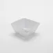 American Metalcraft MWMSQ7 Square Melamine Bowl, 54 oz (1 Quart) Capacity, 7" L × 7" W × 3¼" H, White Marble Pattern 1 image