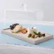 American Metalcraft MWPS14 Sun-Bleached Wood Platter, 14.25" Length, Hampton Tray 1 image
