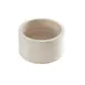 American Metalcraft MWRS9 Round Sun-Bleached Riser Bowl, 104 oz, Beige, Wood Base, 1-2 Step Hampton Collection 1 image