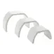 American Metalcraft MWRW3 White Wood Arch Display Riser Set – 3‑Step Curved White 1 image