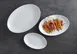 American Metalcraft NPW18 Plastic Serving Platter - Oval Melamine, White, 18" x 12" x 1.75" Dinnerware 2 image