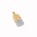 American Metalcraft OWBG8 Serving Peel Board, 6" L x 3½" W x ½" H Olive Wood/Gray Marble Handle, Hand Wash, Platter 1 image