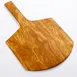 American Metalcraft OWP17 Serving Peel - Olive Wood Board Rectangular 17" L x 16" W x ¾" H, 26" Short Handle, Hand Wash 1 image