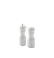 American Metalcraft PMSW62 Salt & Pepper Shaker And Mill Set, 6" Height, Wood, White Finish 1 image