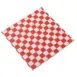 American Metalcraft PPCH3R - 12" x 12" Red Checkerboard Fry Paper Basket Liner, Paper Material, 1000/Pack 1 image