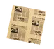 American Metalcraft PPCN1212 - 12" x 12" Square Fry Basket Liner, Newsprint Color, Paper Material - 1000/Pack 1 image