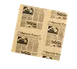 American Metalcraft PPCN1616 - Fry & Basket Paper Liner, 16" x 16" Square, Newsprint Paper - 1000/Pack 1 image