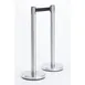 American Metalcraft RBSS Barrier System Portable Set, 2 12.5" x 35¼" Stainless Steel Posts, 84" Nylon Tape 1 image