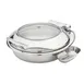 American Metalcraft REVLRD20 Chafer, 7qt Round Induction Steel, 20.5x20x12in, Hinged Lid & Spoon Rest 1 image