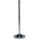 American Metalcraft RSCLCHB1 Post–5 ft Stainless Steel, Chrome, Crown Top/Flared Base, No Rope/Chain 1 image