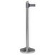 American Metalcraft RSRTRVSGYC2 Retractable Stanchion Post 40" H Brushed SS Base 84" Gray Nylon Belt 1 image