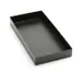 American Metalcraft SBBL Black Rect Metal Tray 16.38" L x 8.25" W x 2" H Break‑Resist Dishwasher Safe 1 image