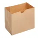 American Metalcraft SBN4 Snack Bag 4-1/4" L x 2.5" W x 3-3/4" H Grease-Resistant Disposable Natural - 250/Pack 1 image