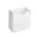 American Metalcraft SBW3 Snack Bag Grease-Resistant Take-Out Container, White - 250/Pack 1 image