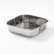 American Metalcraft SHT8 Serving Tray 8" x 8" x 2" Hammered Stainless Steel 54 oz Dishwasher Safe 1 image