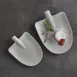 American Metalcraft SP10SH Shovel Platter, 10.5" x 6.25" x 1.6" Oval Melamine Serving Tray, Gray Shadow 2 image