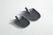 American Metalcraft SP8MN Plastic Shovel Platter, Oval 8.5" x 6.25" x 1.6" Melamine, Midnight Gray 2 image