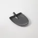 American Metalcraft SP8MN Plastic Shovel Platter, Oval 8.5" x 6.25" x 1.6" Melamine, Midnight Gray 1 image