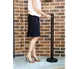 American Metalcraft SPRV2 Smoker Pole, 40" Tall Black Stainless Steel, 9.5" Round Base, Free‑Standing - Set 1 image
