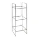 American Metalcraft SRT3 Three‑Tier Stainless Steel Riser, W 10‑19 in, H 25½ in, White, 3‑4 Step Design 1 image