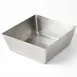 American Metalcraft SSQ117 Square Stainless Steel Bowl, 7 Quart (254 oz) Capacity, 12" x 12" x 4.5", Dinnerware 1 image