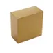American Metalcraft SSRG4 Gold Square Cube Display Riser, 4" H, Stainless Steel 1 image