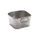 American Metalcraft STH6 Beverage Tub, 1.3-Quart Stainless Steel, 6" L x 6" W x 3¼" H, Hammered 1 image