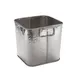 American Metalcraft STH8 6-1/4 Qt Stainless Steel Ice Tub, 8" L x 8" W x 7-1/4" H, Hammered Finish 1 image