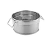 American Metalcraft STUB63 27oz Beverage Tub 6-1/8" Dia x 3" H Stainless Steel Satin/Mirror Finish 1 image
