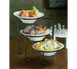 American Metalcraft TTRS3 3‑Tier Stand, 17‑3/8" H x 9‑3/4" W, 5‑1/2"‑11"‑16‑1/2" H, black wrought iron, metal base 1 image