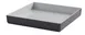 American Metalcraft UBS60GE Square Plastic Bowl, 10" L x 10" W x 1.5" H, 60 oz BPA-Free Melamine, Gray Graphite 1 image