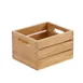 American Metalcraft WCBA7 Countertop Condiment Caddy, 7.5" L x 6.25" W x 4.75" H Bamboo Wood, Natural, 1 Section 1 image