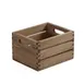American Metalcraft WCV7 Countertop Condiment Caddy, 7½" L x 6¼" W x 4¾" H, Brown Wood, 1 Section, Hand Wash Only 1 image