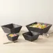 American Metalcraft WMSQ73 Square Melamine Bowl, 58 oz (1.8 qt) Walnut, Plastic Bowl, Durable Design 2 image