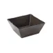 American Metalcraft WMSQ94 Square Melamine Bowl, 3‑Quart (125 oz) Brown, Walnut‑Tone 1 image