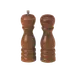 American Metalcraft WPMS62 Salt & Pepper Shaker Mill Set, 6‑Inch Height, Mahogany Wood, Steel Grinder 1 image