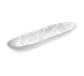 American Metalcraft WSLB27 Boat Bowl, 5-Quart (169 oz) Oblong Resin, White Swirl, 27" L x 7.5" W x 3.4" H, Hand Wash 1 image