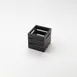 American Metalcraft WTBL6 Wooden Serving & Display Crate, 1/6 Size, Black, 6.25" L x 5.75" W x 5.75" H 1 image