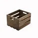 American Metalcraft WTV10 Wooden Serving & Display Crate, Rectangular, 10¼" L x 12½" W x 8" H, Vintage, Hand-Wash Only 1 image