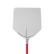 AMPTO 752/33 Square Pizza Peel Shovel 13" x 13" Anodized Aluminium, 47.24" Red Handle, Made in Italy 1 image