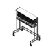 Lakeside DCD-2612 Tray Starter Station, 56.875W x 31.625D x 66H, Stainless Steel, 5 Swivel Casters 1 image