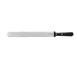 Louis Tellier 3051630 - Triangle Baker's Knife, 12" Serrated Blade, Black Riveted Handle - 1/Bag 1 image