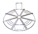 Proluxe EQ188 Equaslice Pizza Cutting Guide, 8‑Slice Stainless Steel, Fits 18" Pies, Precise 8‑Cut Marker 1 image