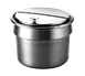 Wells 21057 Bain Marie Round Inset Pot, 11 Qt, Fits 10-1/2" Opening, Hinged Lid, No Handles 1 image