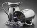 American Metalcraft DWP64 Pitcher, 64-Ounce Double-Wall Stainless Steel, 5" x 9" H, Mirror, Handle 1 image